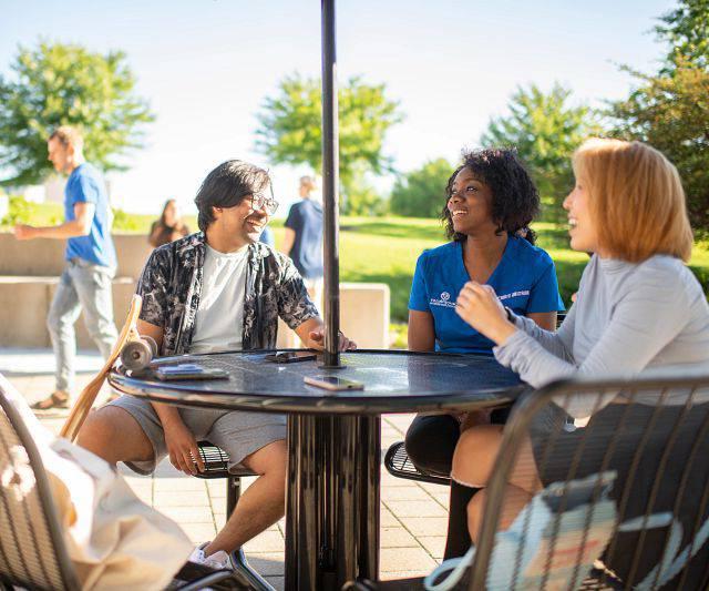 GVSU Undergraduate students on the Allendale campus.